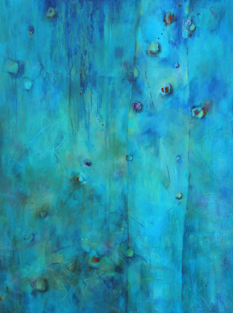 Diane Walker-Gladney, ‘Forty Years Plus Sea Lions’, 2020, Painting, Acrylic and graphite on canvas, Spanierman Modern