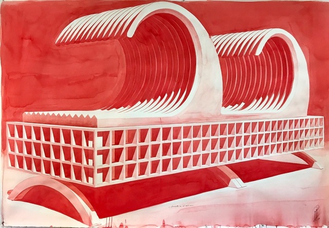 Alexandre Arrechea, ‘Tormenta en el salón (rojo)’, 2017, Casado Santapau