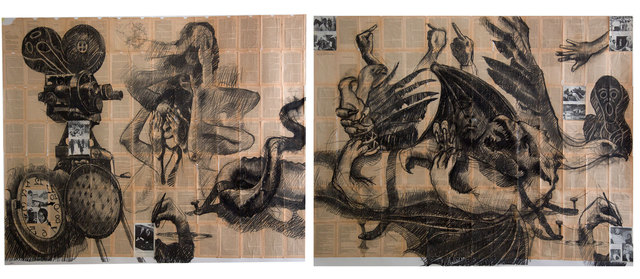 Ronald Muchatuta, ‘Struggle for Zimbabwe ’, 2016, The Melrose Gallery