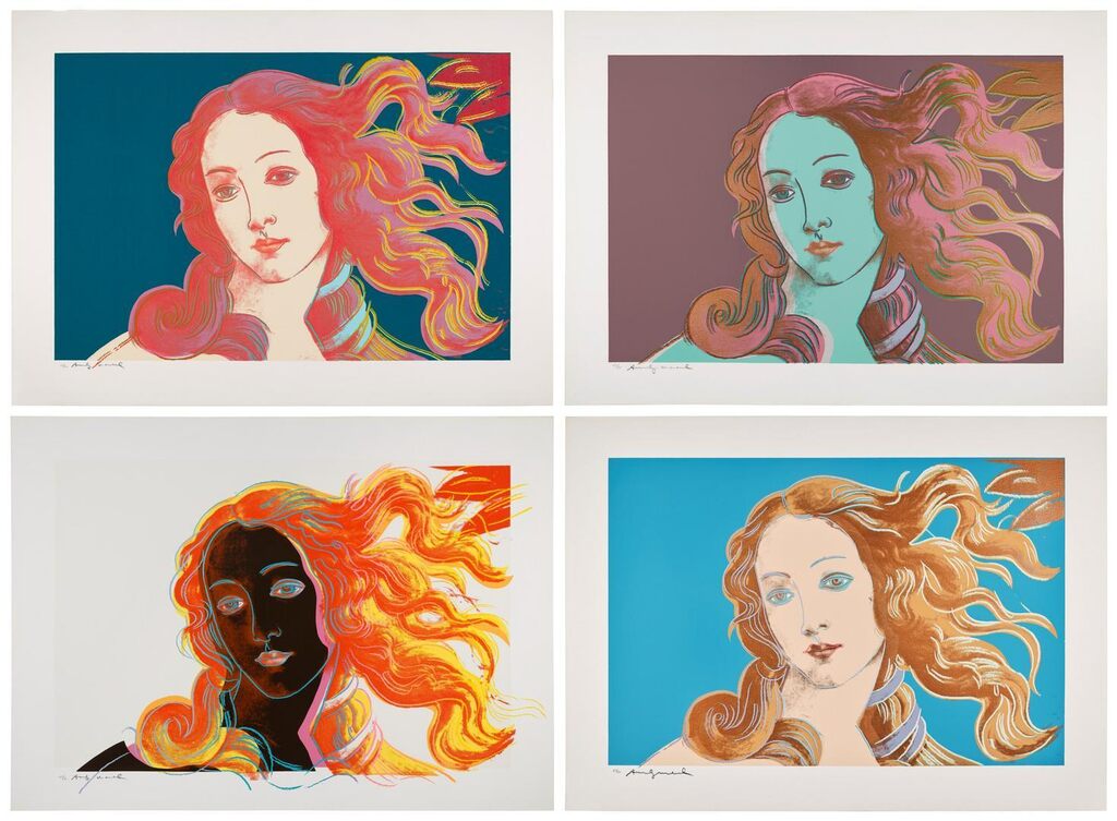 Andy Warhol - Details of Renaissance Paintings (Sandro Botticelli, Birth of Venus, 1482)