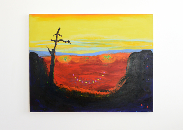 Yael Kanarek, ‘Do You See?’, 1995, Painting, Acrylic and candy sprinkles on canvas, bitforms gallery