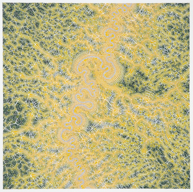Daniel Zeller, ‘Interioregration’, 2017, Drawing, Collage or other Work on Paper, Ink and acrylic on paper, American Folk Art Museum Benefit Auction