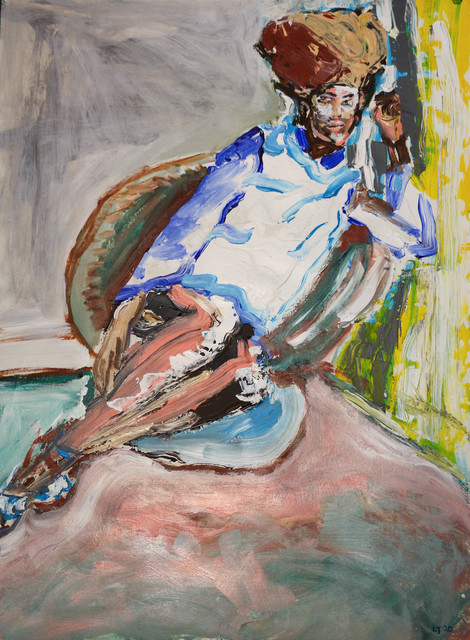 Luong Thai, ‘Hear me out’, 2020, Painting, Acrylic on canson watercolor paper, Matthew Liu Fine Arts