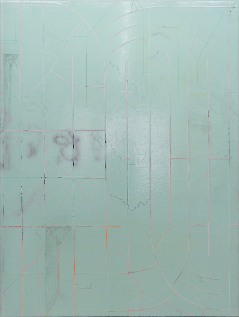 Daniel Weissbach, ‘Stelle #74’, 2018, Painting, Acrylic and lacquer on canvas, Ruttkowski;68