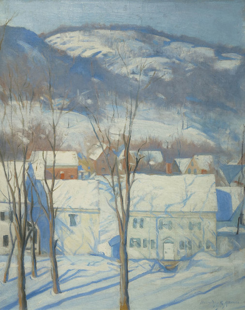 Alexander Robertson James, ‘Woodstock Street, Woodstock, New Hampshire’, 1917, Vose Galleries