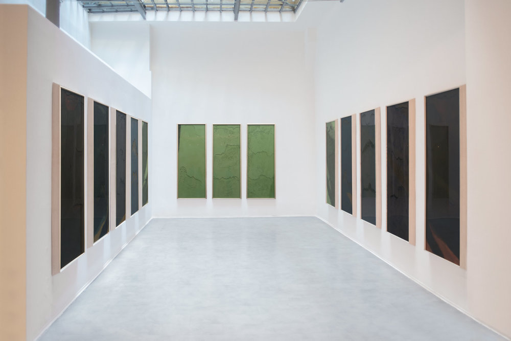 TERRA, GEOGRAFIA TEMPORALE, 2016
Pigmento puro; polittico, 160x60 cm
Pure pigment; polyptych, 56,2x40,5 inches TERRA, GEOGRAFIA TEMPORALE, 2016
Pigmento puro; polittico, 160x60 cm
Pure pigment; polyptych, 56,2x40,5 inches