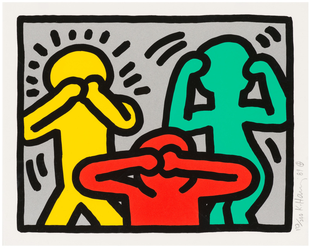 Keith Haring - Pop Shop III: One Plate