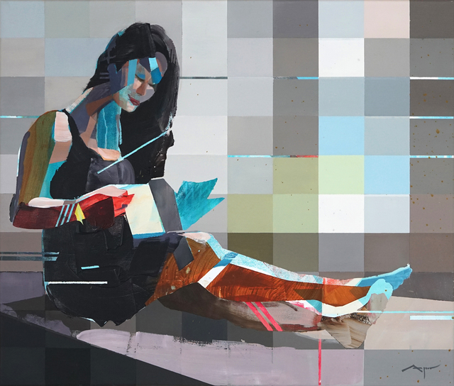 Michael Azgour, ‘Jennifer Reading’, 2019, Muriel Guépin Gallery