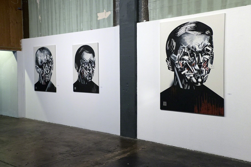 HEADS by Bohdan Burenko installation view at Anno Domini. HEADS by Bohdan Burenko installation view at Anno Domini.