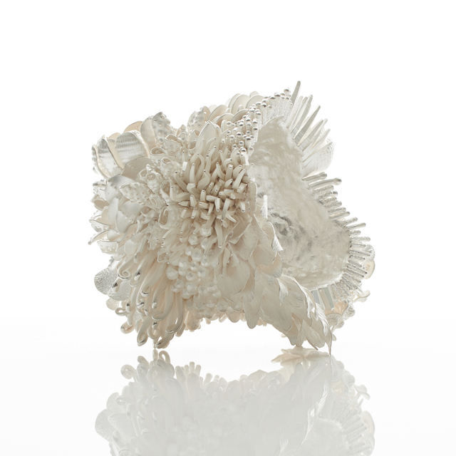 Junko Mori, ‘Silver Poetry; Spring Fever / Haiku’, 2019, Sculpture, Forged Fine silver 999, 1,745g, Adrian Sassoon