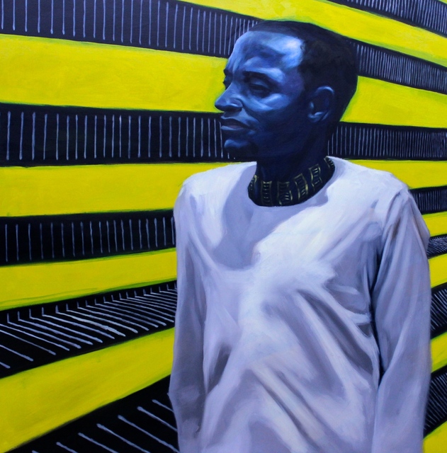 Spencer Evans, ‘Rhythmic Brother Femi’, 2018, Painting, Oil and acrylic on canvas, Conduit Gallery