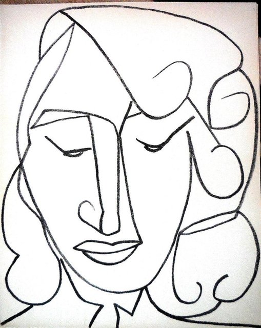 Françoise Gilot, ‘Portrait Head of a Woman’, 1950-1959, Lions Gallery