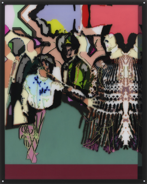 Anne-Mie Van Kerckhoven, ‘Synth-Stars’, 2019, Mixed Media, Digital prints on two layers of plexiglass, acryl finishing, Zeno X Gallery