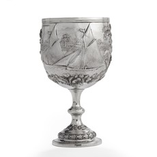 A Lake Windermere Yacht Club racing trophy, 1864
