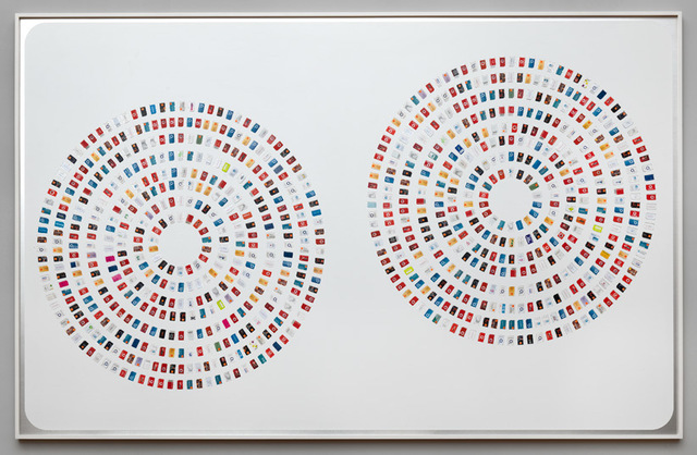 Constant Dullaart, ‘PVA Composition (Circles, Provider Side)’, 2016, Upstream Gallery
