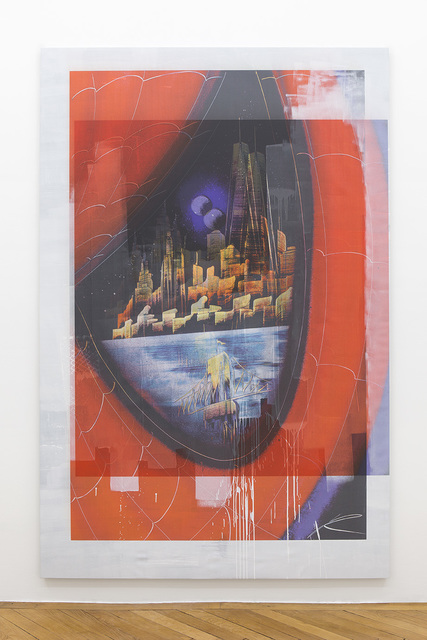 Ned Vena, ‘Manhattan Skyline with WTC1 Reflected in the Eye of Spiderman (1)’, 2017, Société