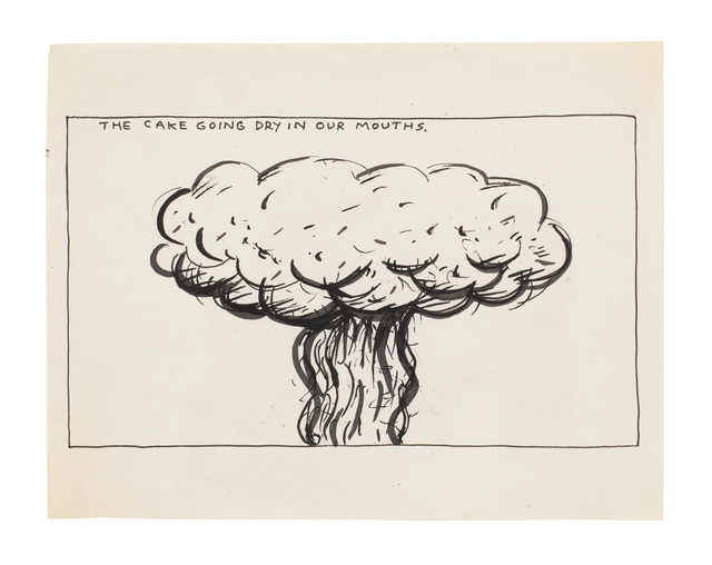Raymond Pettibon | No Title (The cake going...) (1986) | Available for ...
