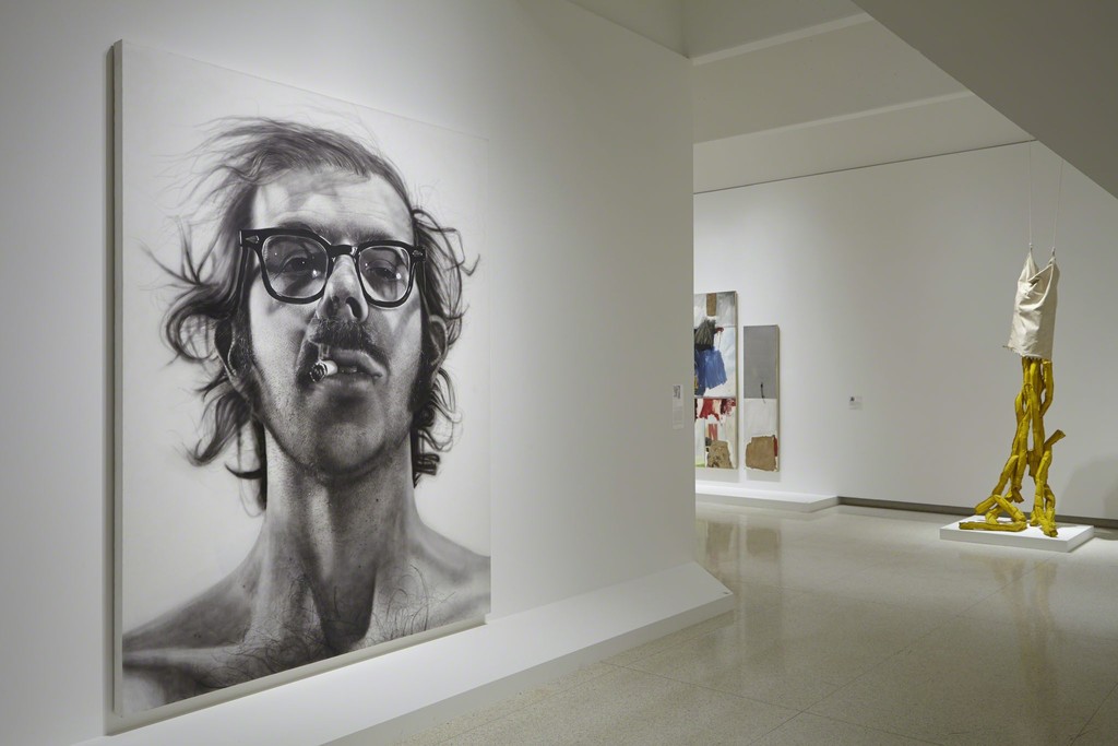 View of the exhibition Art at the Center: 75 Years of Walker Collections, 2014. Photo: ©Walker Art Center. View of the exhibition Art at the Center: 75 Years of Walker Collections, 2014. Photo: ©Walker Art Center.