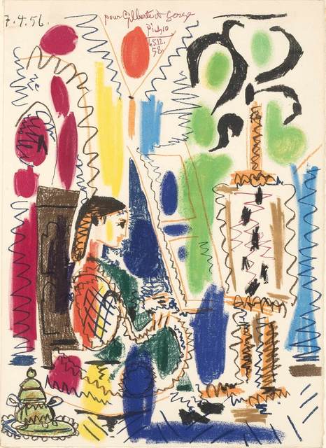 Pablo Picasso, ‘L'Atelier De Cannes (B. 794)’, 1956, Print, Color lithograph, on Arches paper, Doyle