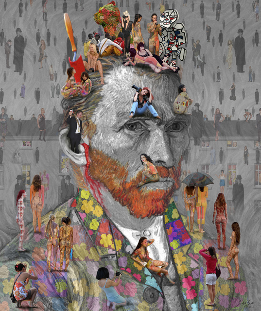Lluis Barba, ‘Self Portrait - Van Gogh’, 2011, Photography, Diasec mounted photograph, SPONDER GALLERY