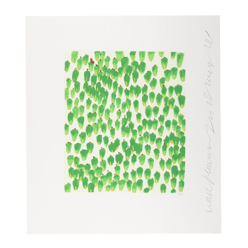 Donald Sultan - Wallflower 28; Wallflower 34, from Wallflowers (2 works)