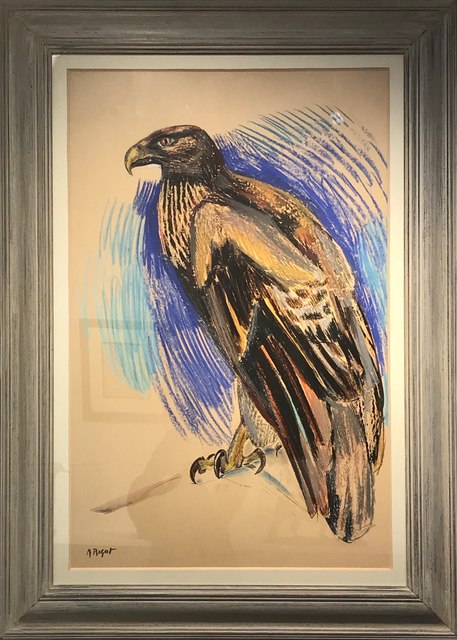 Raymond Bigot, ‘Great Eagle’, ca. 1935, Painting, Pastel bold, signed, Galerie Dumonteil
