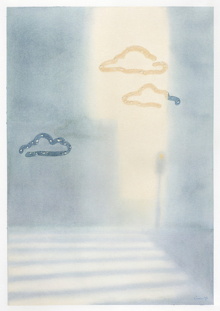 Carmen Ng, ‘Canvas I’, 2020, Drawing, Collage or other Work on Paper, Watercolour and coloured pencil on paper, Karin Weber Gallery