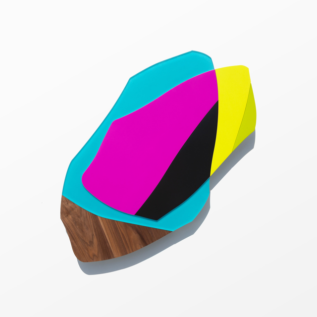 Charlie Edmiston, ‘Untitled ’, 2018, Painting, Spray Paint, American Walnut and Chroma on High-density polyethylene, Avenue des Arts