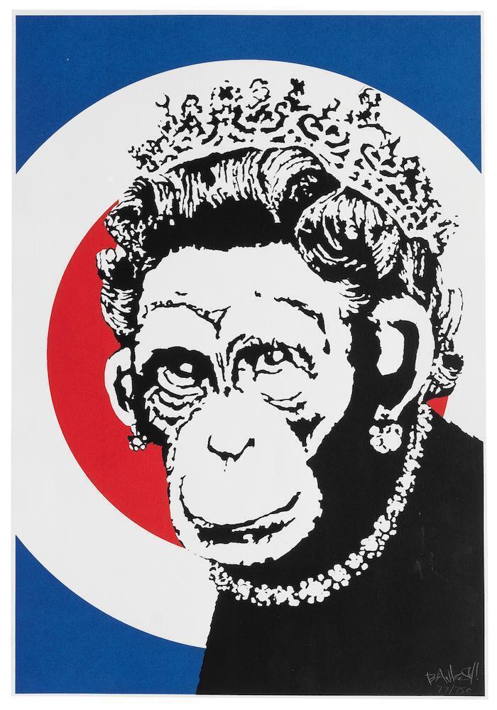 Banksy - Monkey Queen