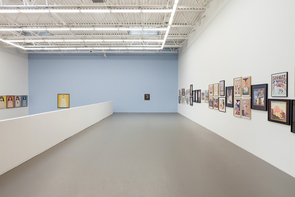 Hans Schärer: "Madonnas and Erotic Watercolors," installation view. Hans Schärer: "Madonnas and Erotic Watercolors," installation view.