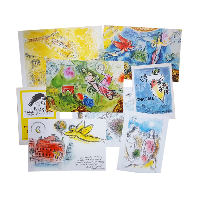Marc Chagall, ‘"The Ceiling of the Paris Opera" and 7 Lithographs (Group of 8 Lithographs)’, 1950-1980, Graves International Art