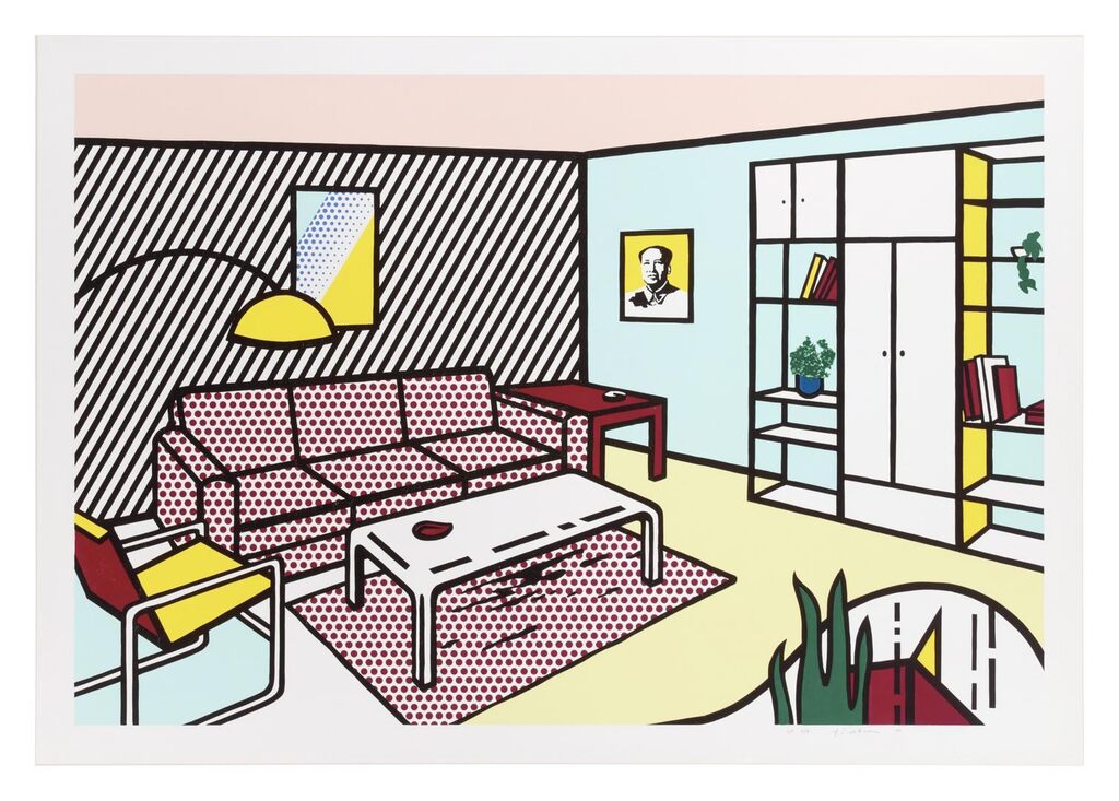 Roy Lichtenstein - Modern Room, from the Interior series (Corlett 252; RLCR 3986)