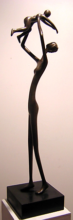 Ruth Bloch, ‘Mother and Child’, Sculpture, Bronze, ZK Gallery