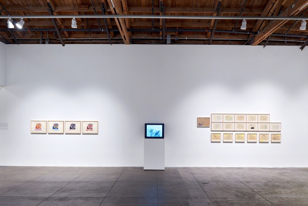 Installation view, ‘Geta Brătescu. The Leaps of Aesop,’ Hauser & Wirth Los Angeles, 17 February – 20 May 2018
© Geta Brătescu
Courtesy The Artist and Hauser & Wirth
Photo: Mario de Lopez Installation view, ‘Geta Brătescu. The Leaps of Aesop,’ Hauser & Wirth Los Angeles, 17 February – 20 May 2018
© Geta Brătescu
Courtesy The Artist and Hauser & Wirth
Photo: Mario de Lopez