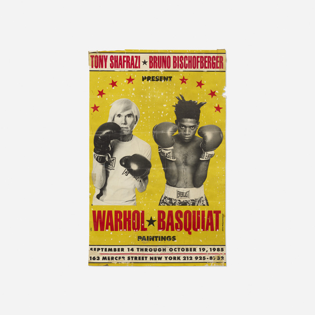 Andy Warhol, ‘Warhol/Basquiat Paintings exhibition poster’, 1985, Rago/Wright