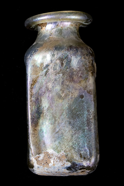 Unknown Roman, ‘Balsamarium of Roman Glass with Extraordinary Iridescence’, 100-500, Muzeion Gallery