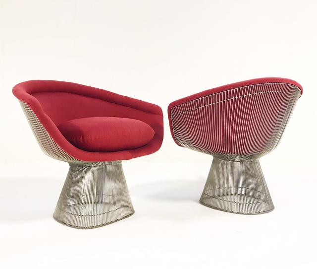 Warren Platner Warren Platner For Knoll Lounge Chairs Restored