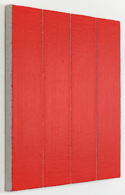 Jon Poblador, ‘Red’, 2019, Painting, Acrylic on Linen Panel, Alfa Gallery
