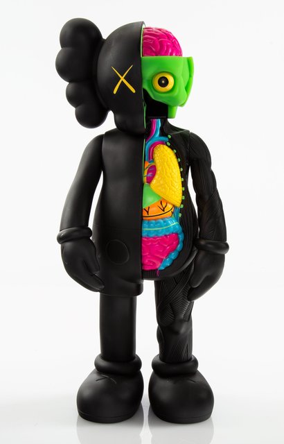 KAWS, ‘Dissected Companion (Black)’, 2006, Sculpture, Painted cast vinyl, Heritage Auctions