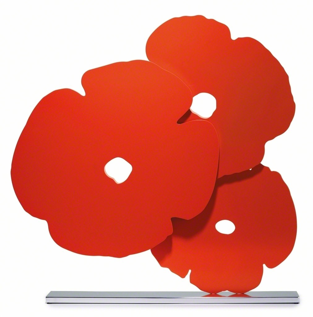 Donald Sultan - Red Poppies