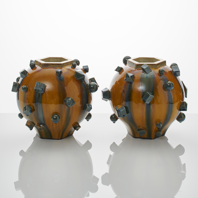 Kate Malone, ‘A Pair of Magma Moon Jars’, 201, Design/Decorative Art, Crystalline-glazed stoneware, Adrian Sassoon