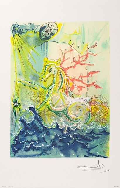 Salvador Dalí, ‘Neptune’, 1983, Print, Lithograph on Vélin d'Arches Paper, Art Lithographies