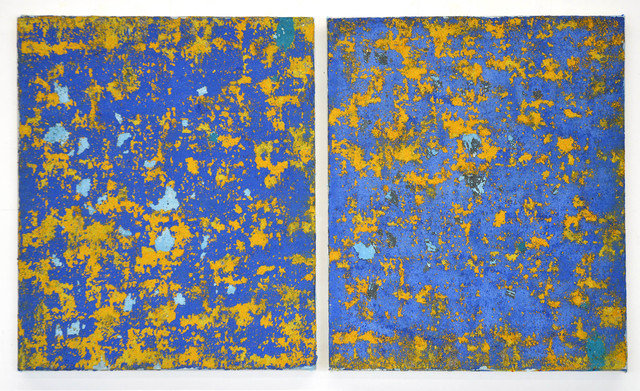 Rainer Gross, ‘Armstrong Twins ’, 2018, Painting, Oil and pigments on canvas, Margaret Thatcher Projects