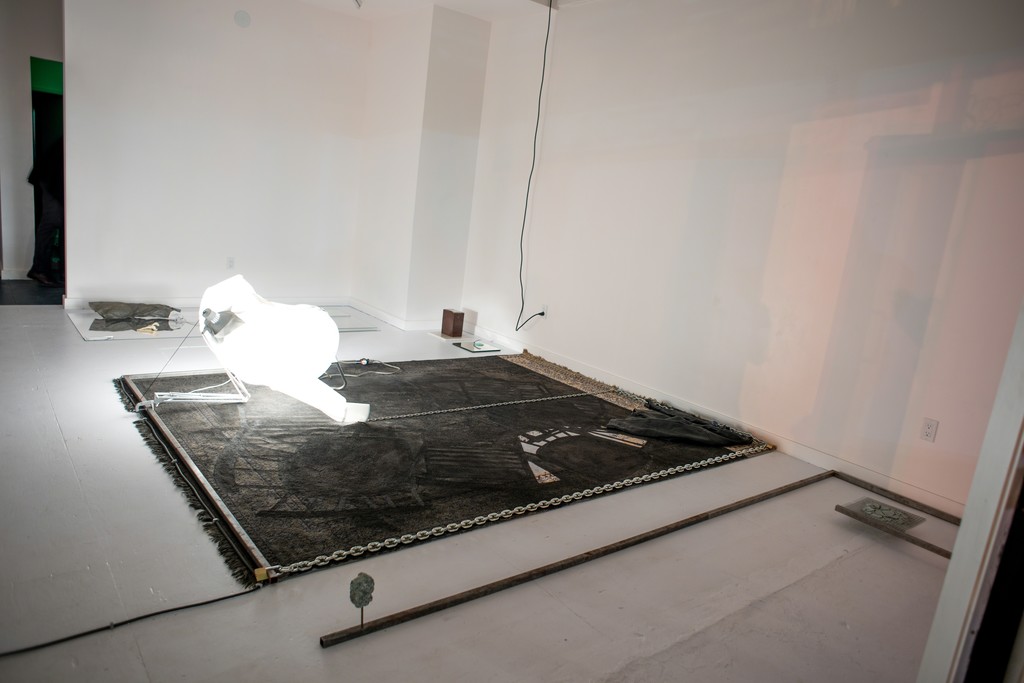 Tyler Eash, "Full Moon in the Daytime," 2016, installation view. Tyler Eash, "Full Moon in the Daytime," 2016, installation view.