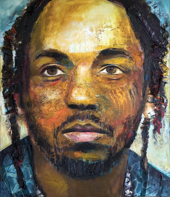 Richard Neal, ‘Alright’, 2019, Painting, Oil/Cloth/Rope/Canvas on Panel, Miller White Fine Arts