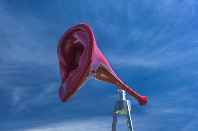Terence McGlade, ‘Hear the World 3/10 - Pop Art Inspired Interactive Outdoor Sculpture’, 2013, Sculpture, Fibreglass, Epoxy, Resin, Paint, Oeno Gallery