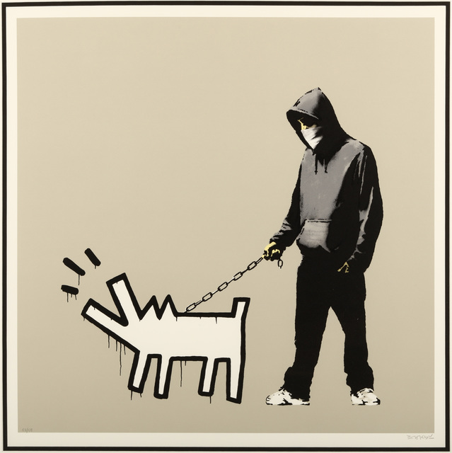 Banksy, ‘Choose Your Weapon (Warm Queue Jumper Grey)’, 2010, Chiswick Auctions
