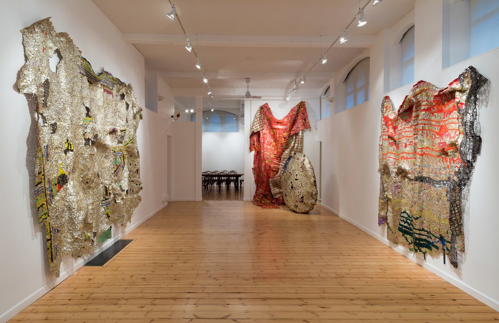 El Anatsui works at October Gallery London El Anatsui works at October Gallery London