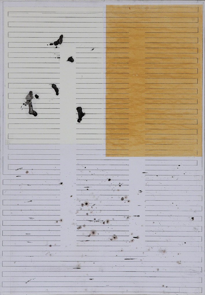 Julia Spínola 'Brazo-Túnel 1', 2015
gouache, graphite and paper collage on wood 46 x 32 cm Julia Spínola 'Brazo-Túnel 1', 2015
gouache, graphite and paper collage on wood 46 x 32 cm