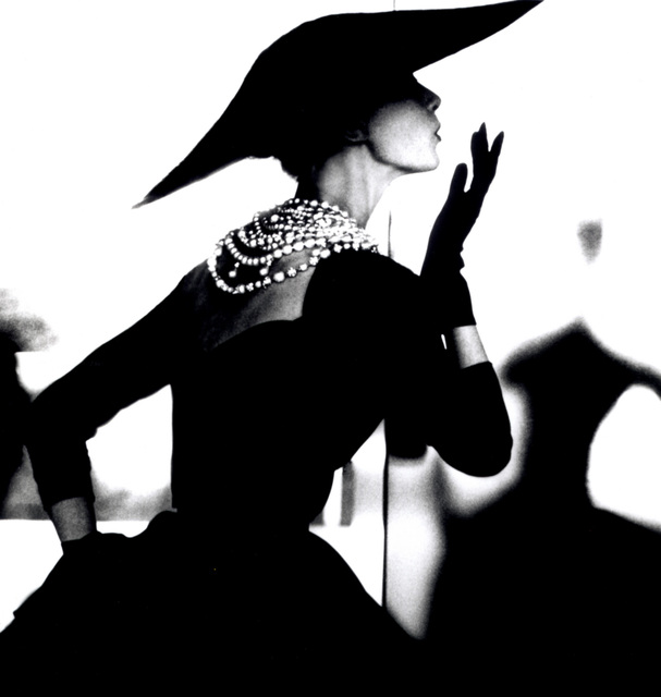 Lillian Bassman, ‘Barbara Mullen, (Blowing Kiss Variant), Harper's Bazaar’, ca. 1950, Photography, Gelatin silver print, Peter Fetterman Gallery